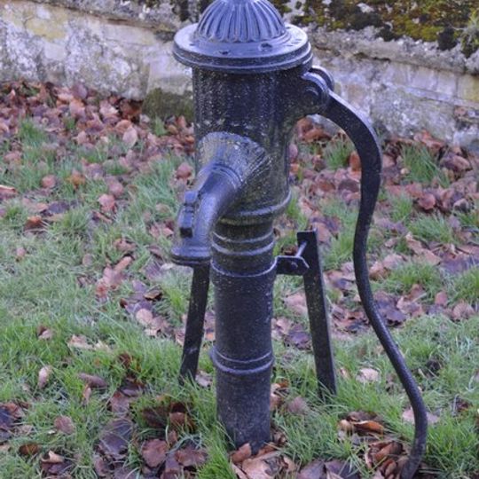 Water Pump In Street North Of Chancel Of Church Of St Peter