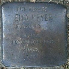 Stolperstein dedicated to Ella Meyer