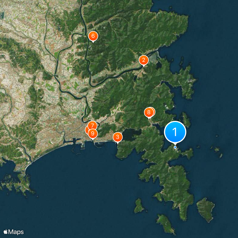 Onagawa Nuclear Power Plant Map
