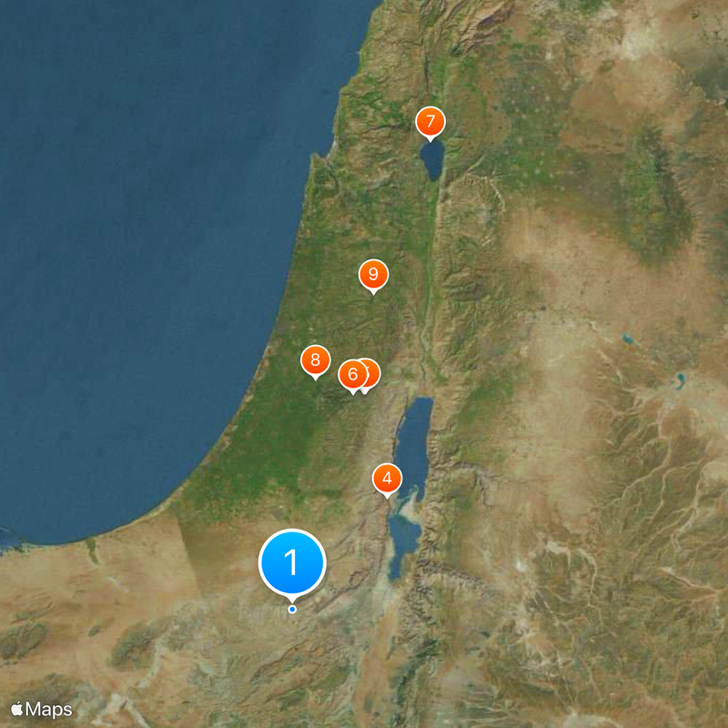 Israel Mapa