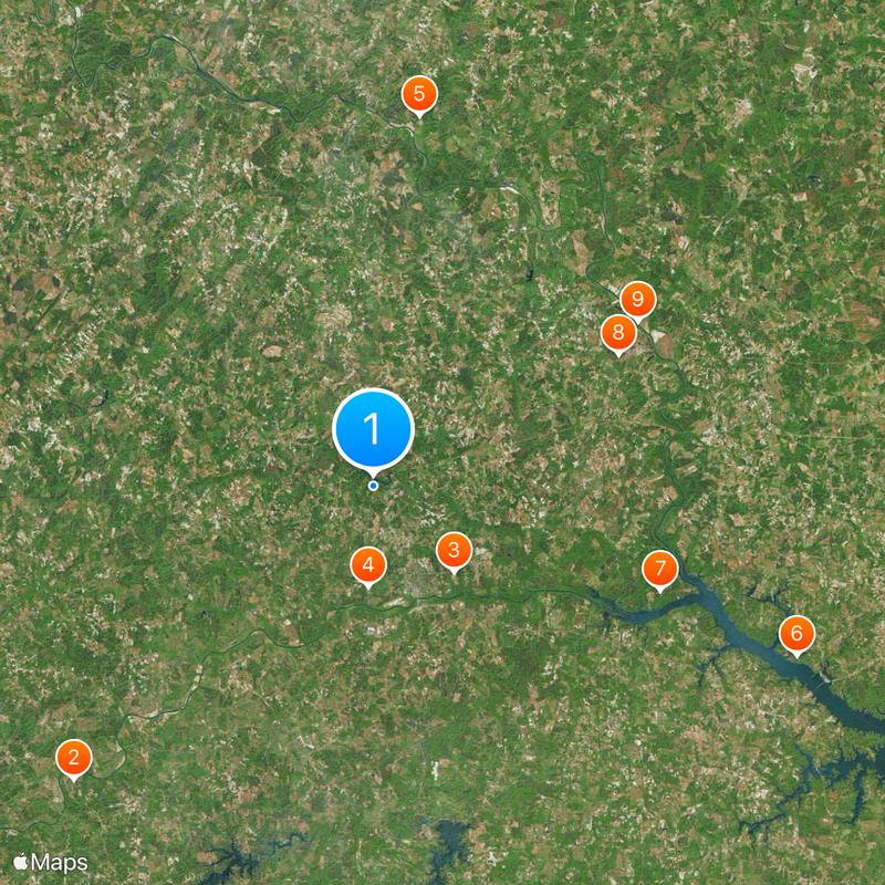 Hrabstwo Halifax Mapa