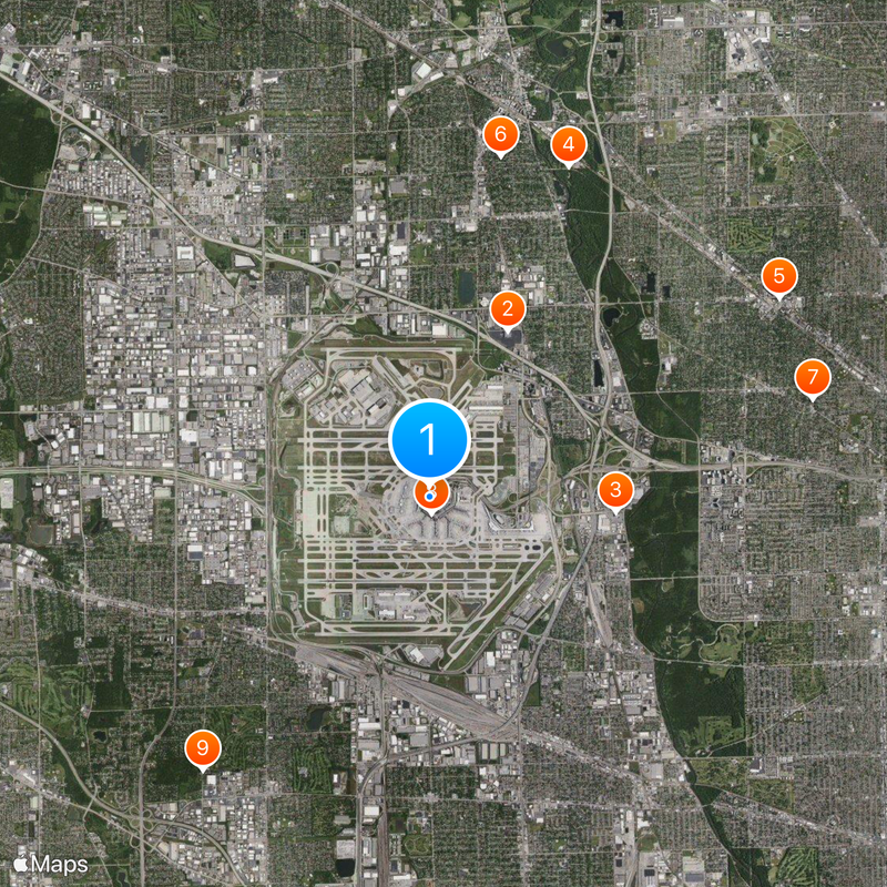 O'Hare International Airport Map