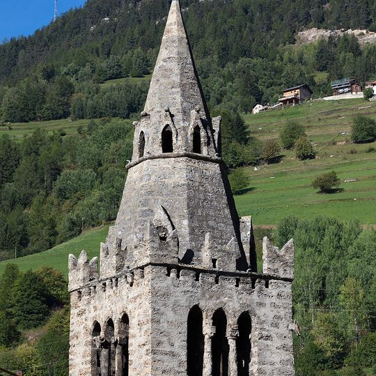 Saint Nicholas of Myra bell tower and church