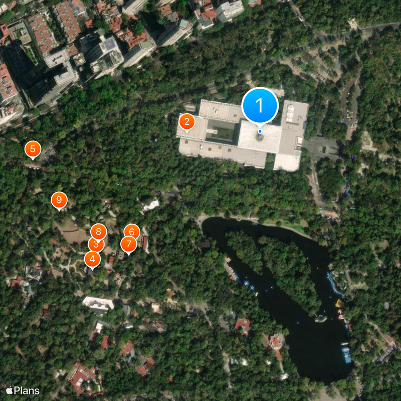 Nationaal Museum voor Antropologie Kaart