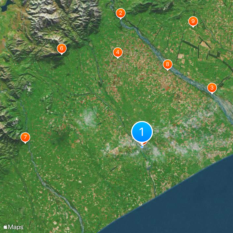 Ashburton Map