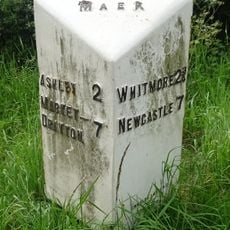 Milepost At Ngr Sj 7724 3878