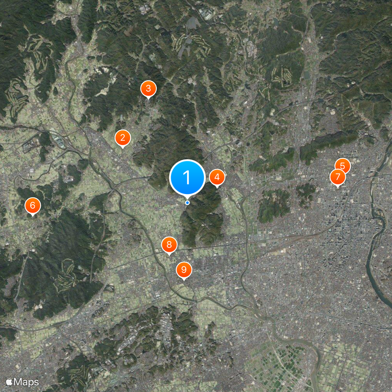 Kibitsu Shrine Mappa