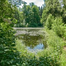 Венерины пруды (Большой и Малый) с островом Любви (Павловск)