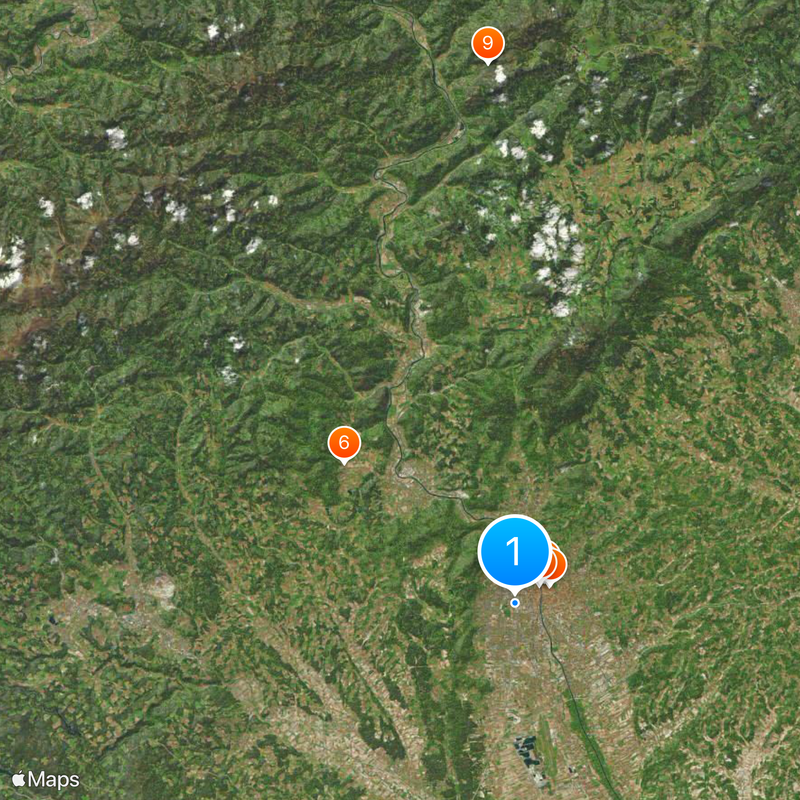 Graz-Umgebung District Map