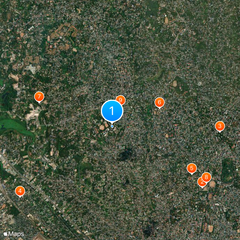 Sree Chitra Thirunal Institute of Medical Sciences and Technology Map