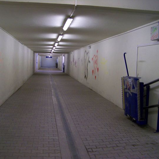 Underpass of Praha-Běchovice train station
