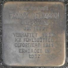Stolperstein à la mémoire de Fanny Neumann