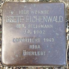 Stolperstein en memoria de Grete Eichenwald