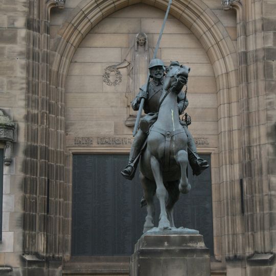 Galashiels, Equestrian Statue Of A Border Riever
