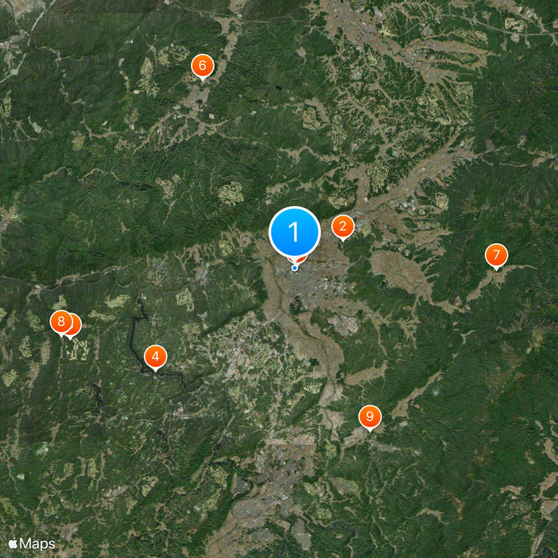 Iga Ueno Castle Mapa