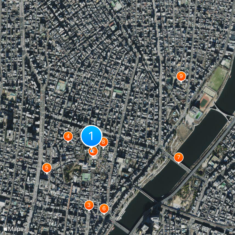 Asakusa Mapa