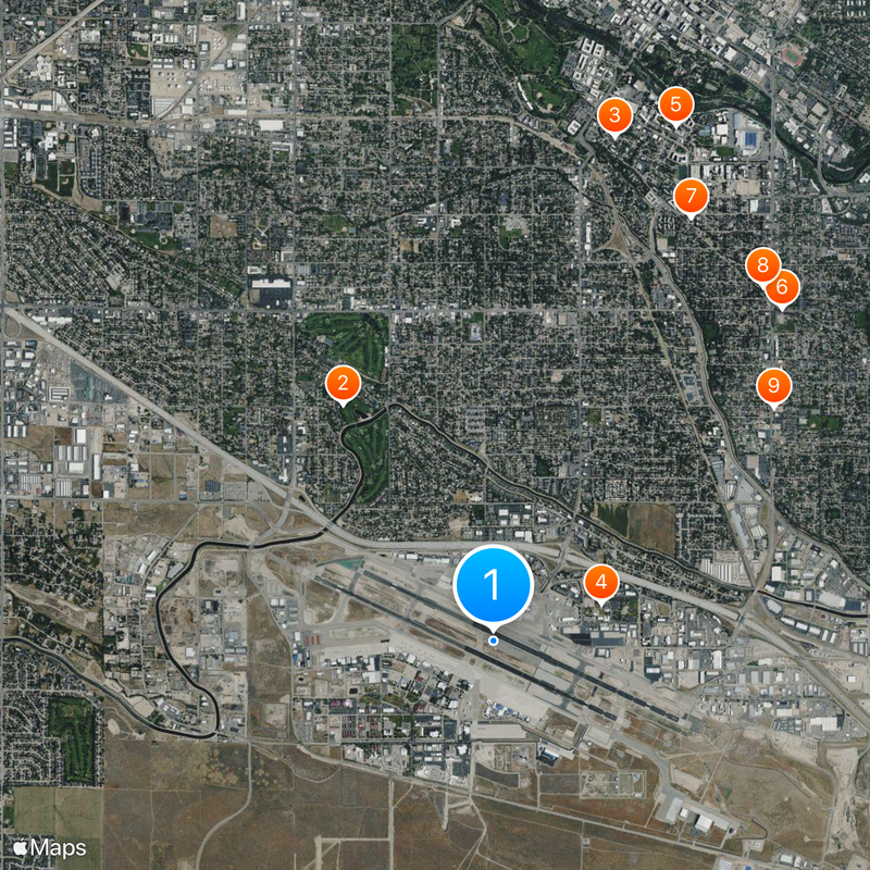 Boise Airport Map