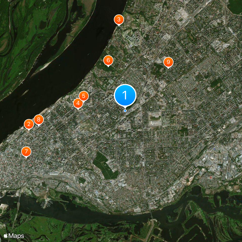 Samara State Aerospace University Carte