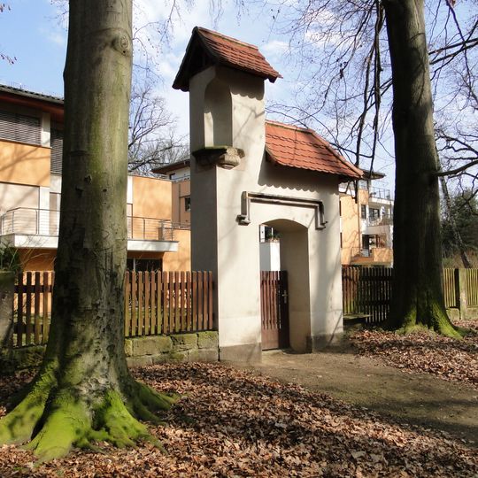 Pforte zum Waldpark Blasewitz, Goetheallee 26