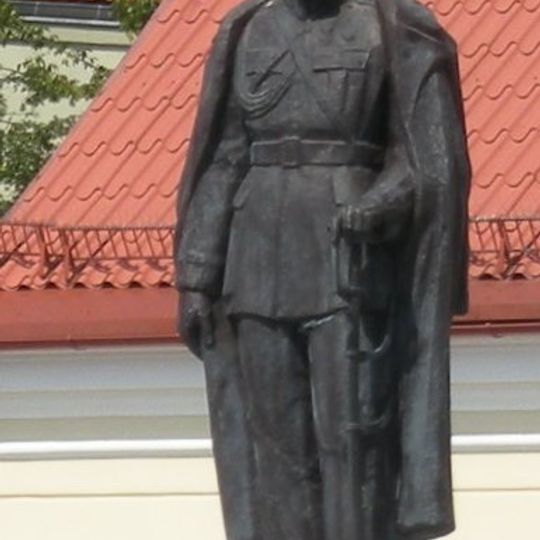 Józef Piłsudski monument in Białystok