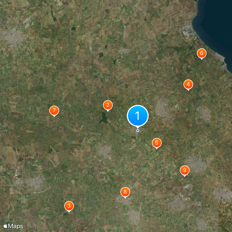 Cellino San Marco Mappa