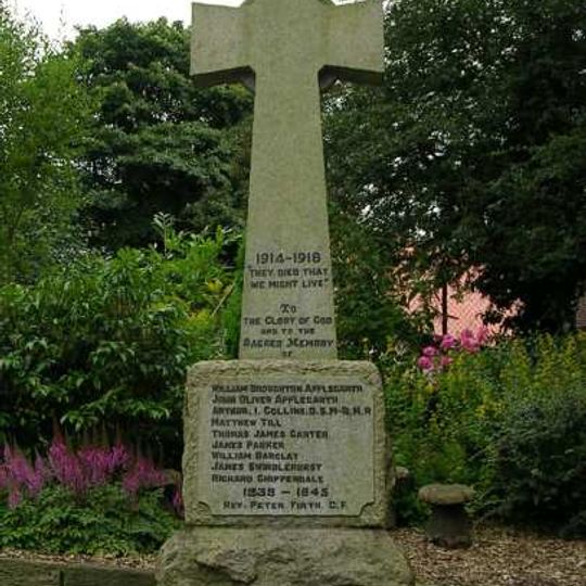 Scorton War Memorial, Lancashire