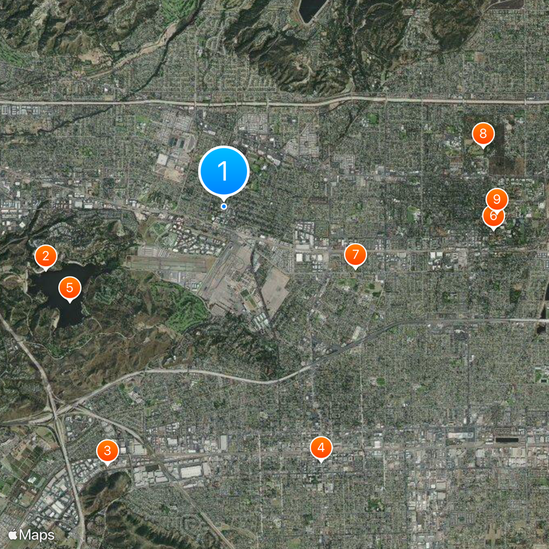 University of La Verne Map