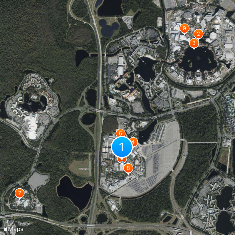 The Great Movie Ride Carte