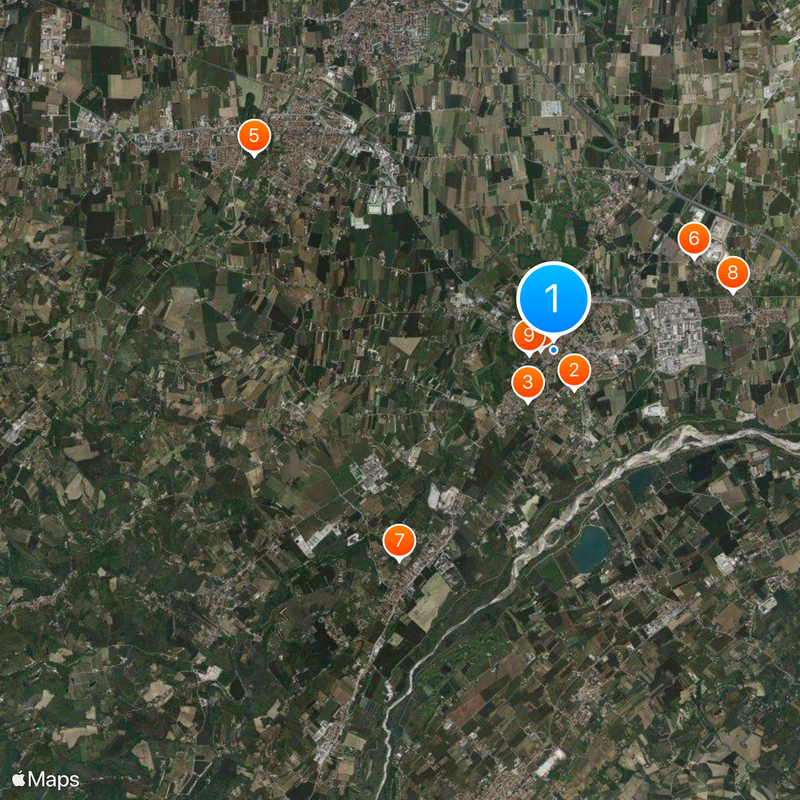 Santarcangelo di Romagna Karte