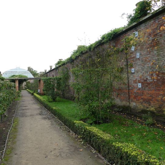 South wall of Eastern Kitchen Garden