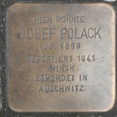 Stolperstein à la mémoire de Josef Polack