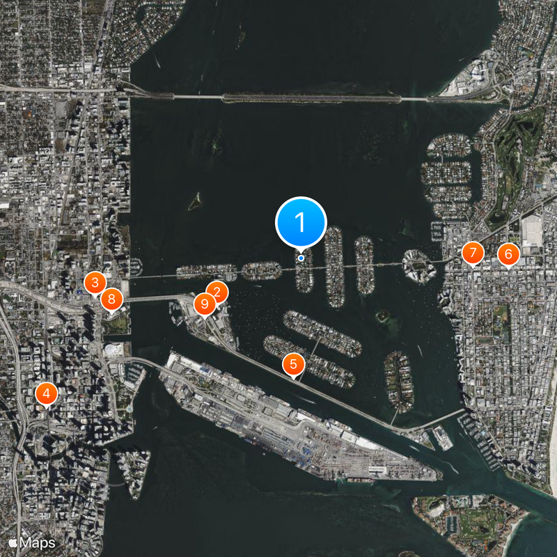 Venetian Islands Map