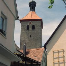 Turm der Stadtpfarrkirche St. Jakob