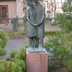 Liebespaar unterm Schirm