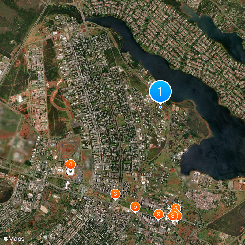 University of Brasília Map
