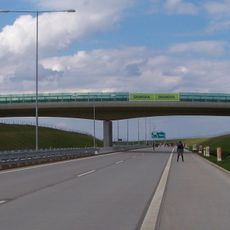 Most polní cesty Hodkovice - Jesenice přes Pražský okruh