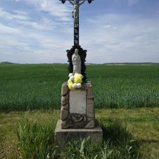 Wayside cross between Krhov and Udeřice