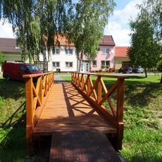 Lávka přes Nivničku v Suché Lozi proti čp. 119