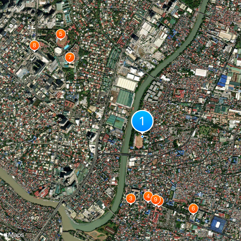 Rizal High School Map