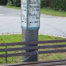 Wegestein (vor Ortseinfahrt Seitschen)