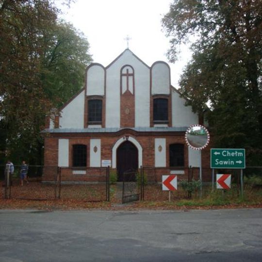 Zespół kościoła ewangelicko-augsburskiego, ob. polsko-kat. św. Mateusza w Rudzie-Hucie