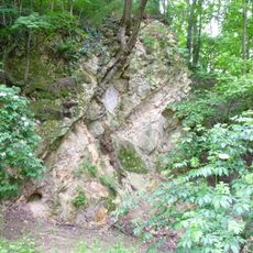 Quarzaufschluss beim Schloss Steinach