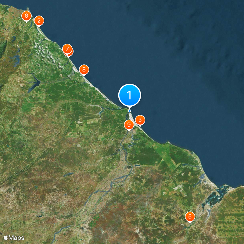 Jaguaribe River Map