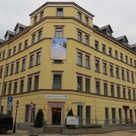 Mietshaus, Eckhaus Untere Aktienstraße 2