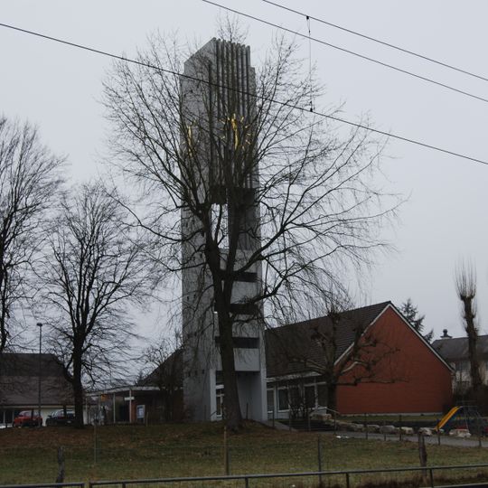 Kirchturm der evangelisch-reformierten Kirche