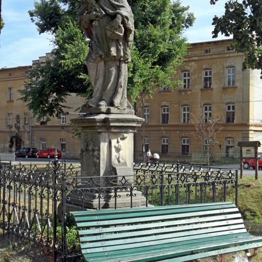 Statues of Saint John of Nepomuk and Saint Florian in Bílá Voda