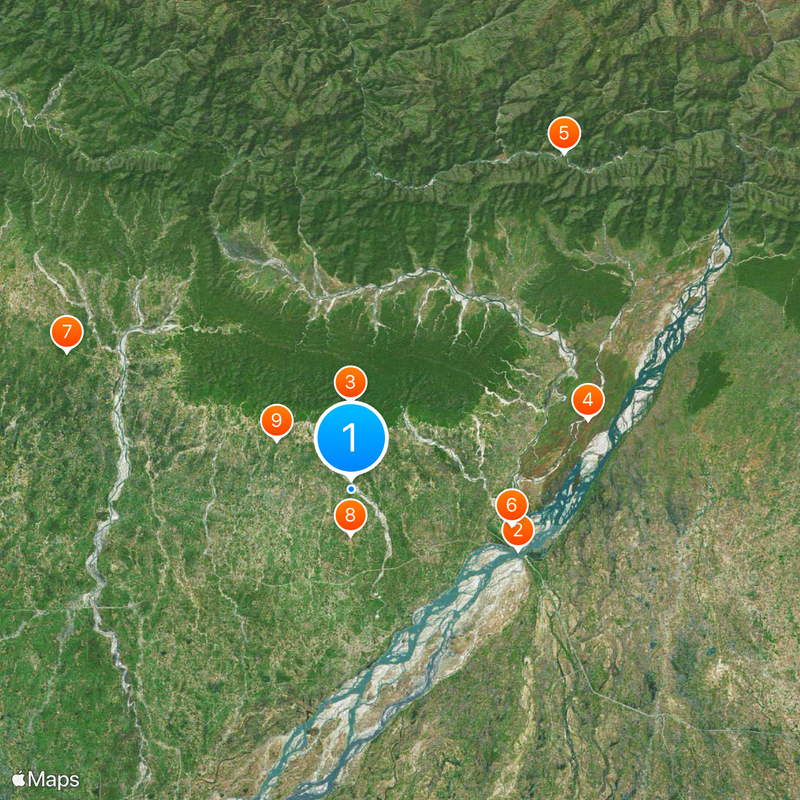 Saptari District Map