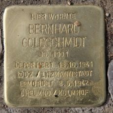 Stolperstein für Bernhard Goldschmidt