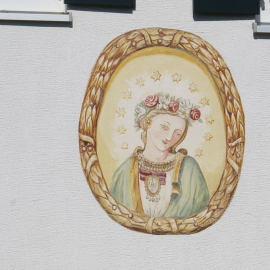 Wandbild am sog. Wanger-Hof