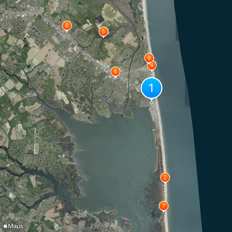 Dewey Beach Map